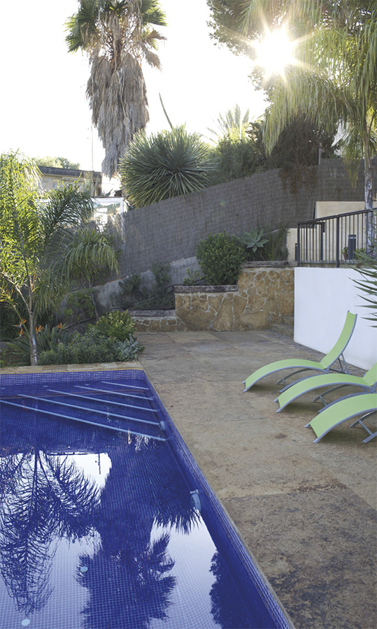 Casa Coveta luxury refurbishment infinity swimming pool and garden, Campello Alicante