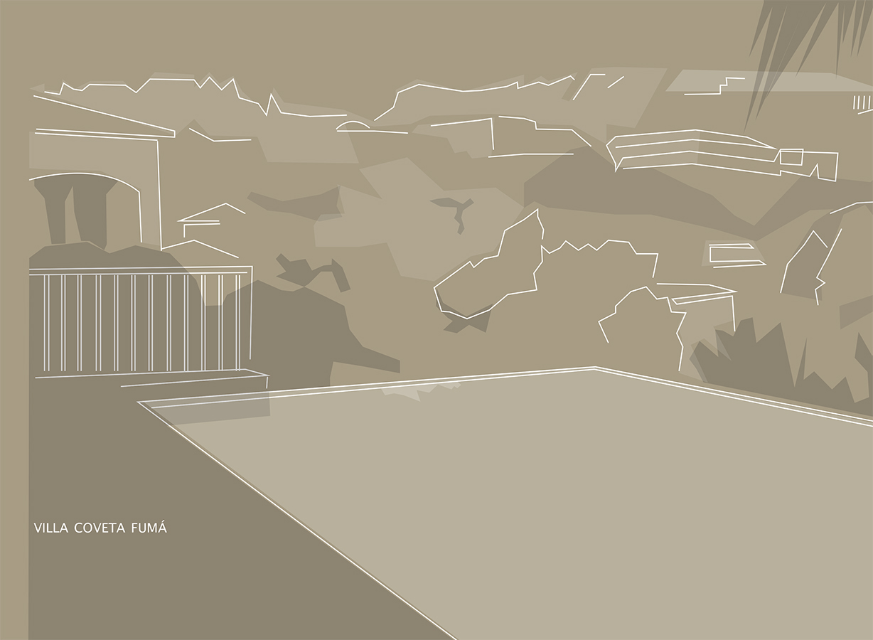 Casa Coveta luxury refurbishment symbolic representation, Campello Alicante