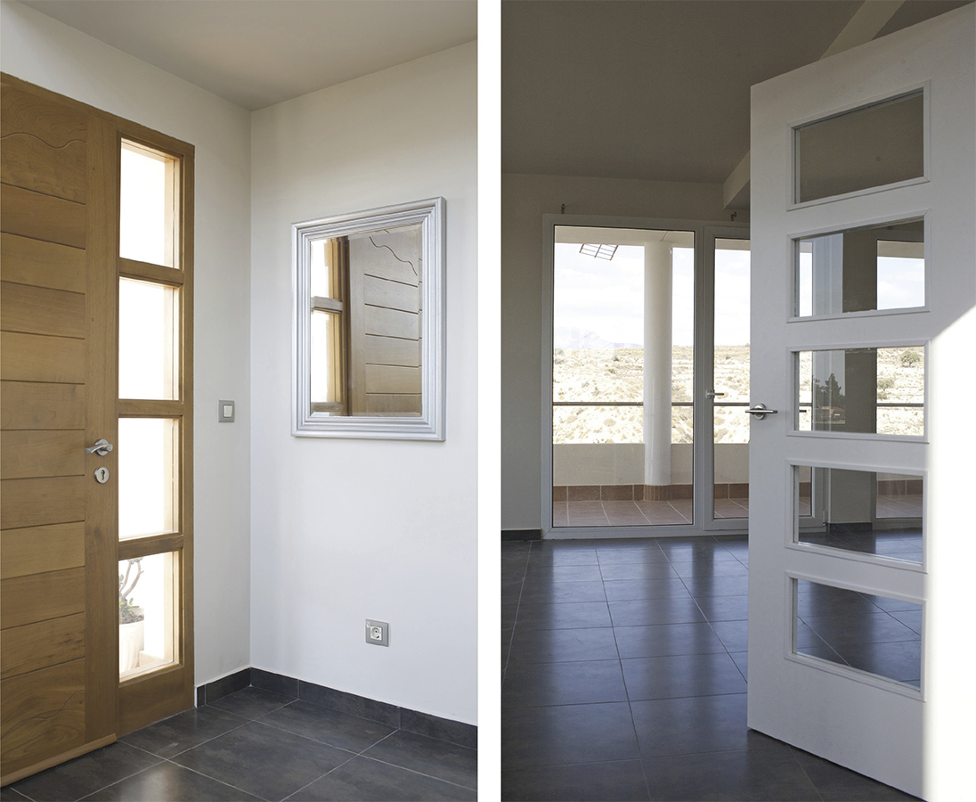 Villa Bussot luxury house hall, new building, Alicante, Bussot